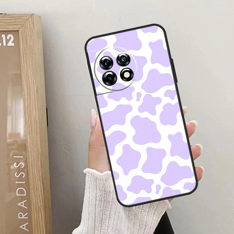 Cow Print Case For OnePlus 10T 10R 12R 9R 8T 12 11 9 10 Pro Nord CE 2 3 Lite CE4 2T N10 N20 N30 Cover