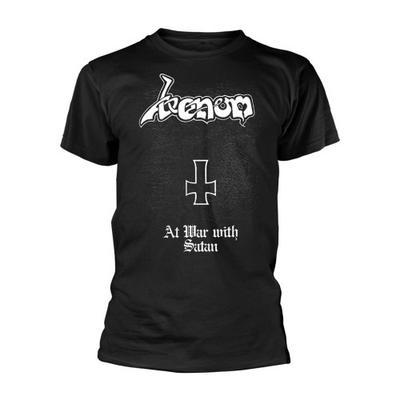 Venom Unisex Adult At War With Satan T-Shirt