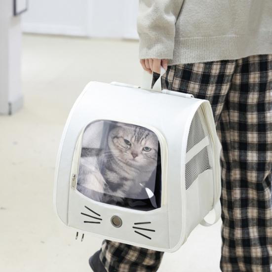 Batoh pro kočky Prodyšný nosič pro kočky Vesmírná bublina pro malé kočky psy Skládací taška pro domácí mazlíčky na cestování turistiku procházky kempování