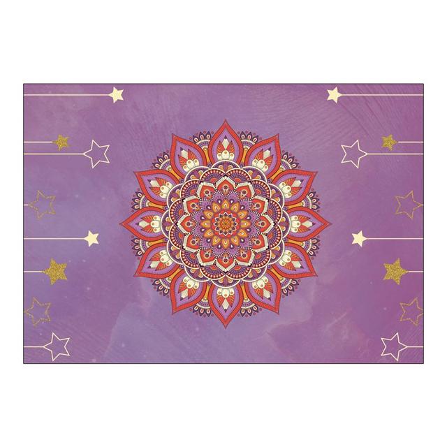 Entrance Door Bohemian Mandala Pattern Carpet Non -Slip Bath Mat Soft Living Room Bedroom Decorative Carpet Mat For Children