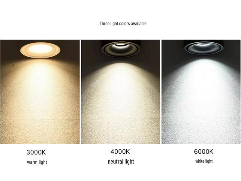 Ultra-thin Surface-mounted LED Downlight: No Hole Required, Round All-Aluminum Ceiling Light for Living Room.
