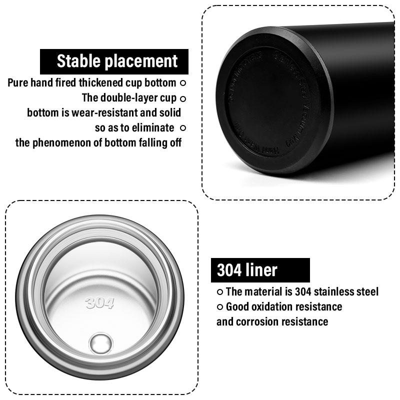 Car Smart Thermos Bottle With Temperature Display Coffee Cup For BMW Mini Cooper F54 F55 F56 R56 R60 SONE Roadster Clubman Coupe