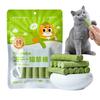 Cat Grass Teething Sticks Teeth Cleaning Cat Grass Stick Cat Food Natural Hairball Removal Chew Toy Cat Teeth Cleaning Sticks