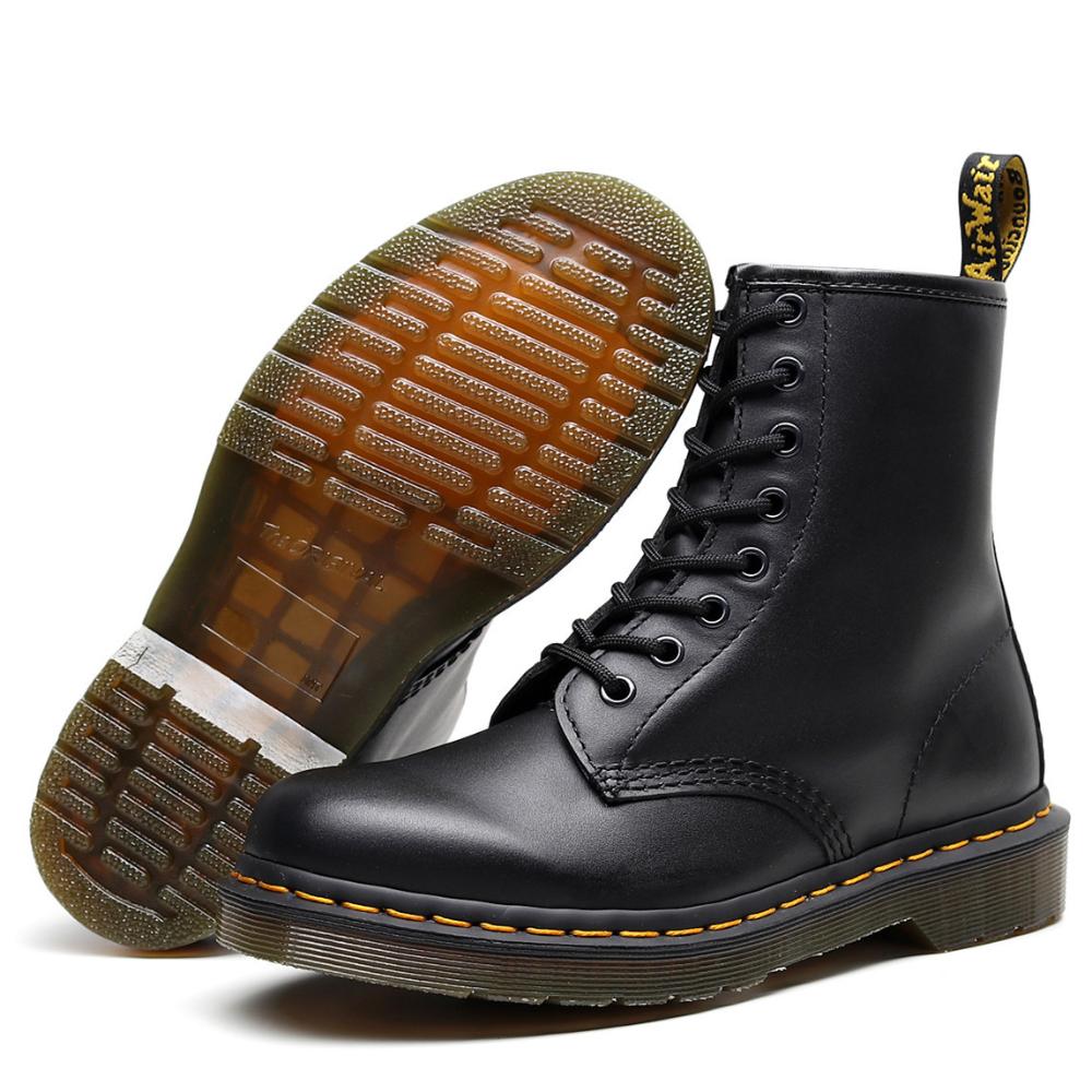 Klassieke Retro Koppel Laarzen Mannen Vrouwen Zacht Leer Britse Stijl Kort Casual Comfortabel Antislip