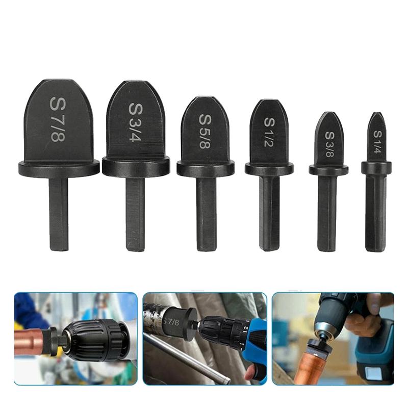 ABIY Tube Pipe Expander Support For Air Conditioner Conditioning Swaging Tool 7/8 3/4 5/8 1/2 3/8 1/4Mm Pipe Drill Bits