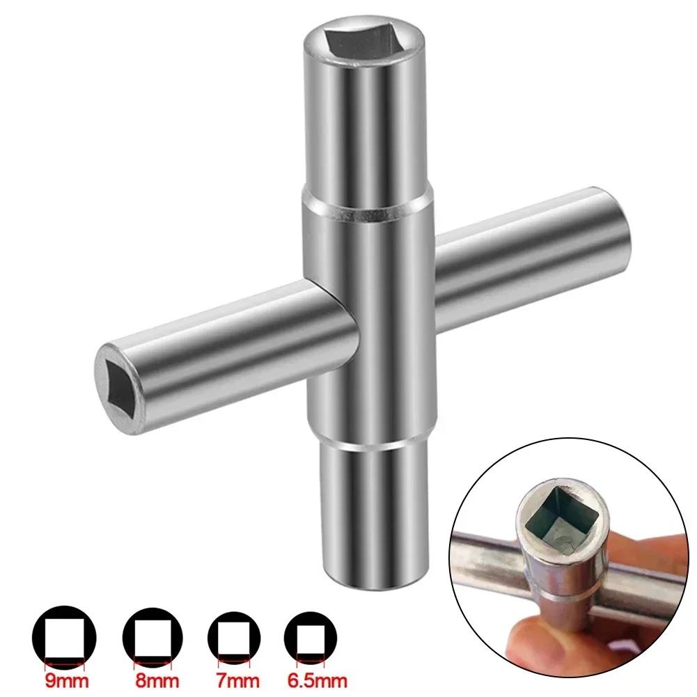 1/4 Inch 9/32 Inch 5/16 Inch 11/32 Inch Faucet Wrench Square Keys Plumber Bathroom Wrench ForHose Bib Spigots Valves