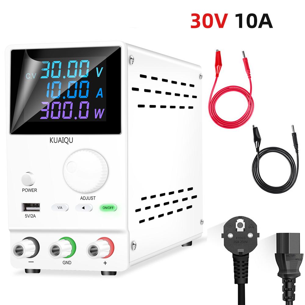 Color LCD DC Power Supply Programmable Lab Adjustable Voltage Stabilizer 30V 10A 12V 12 Volt 24V Regulator Source for Repair