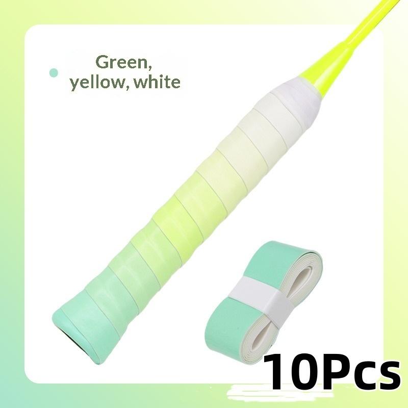 10Pcs Tennis Racket Overgrip Sweat Band Absorption Grip Pu Badminton Racket Handle Grip Tennis Griptape Padel Racket Grip
