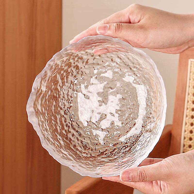 Japanese Style Glass Salad Bowl Set
