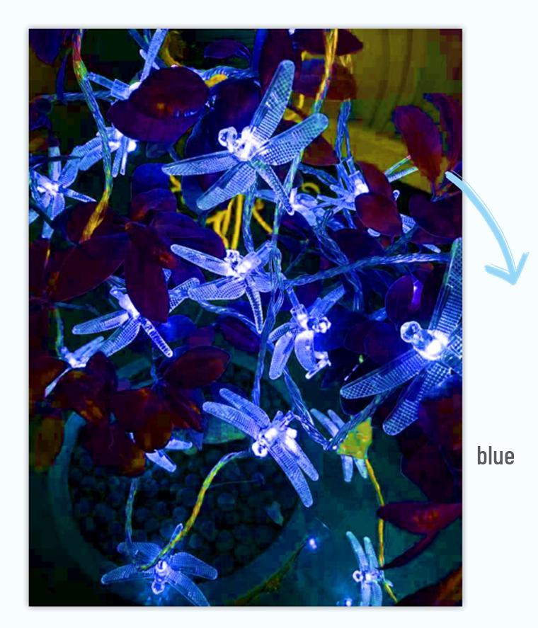 LED Dragonfly String Lights for Festive and Tree Decorations