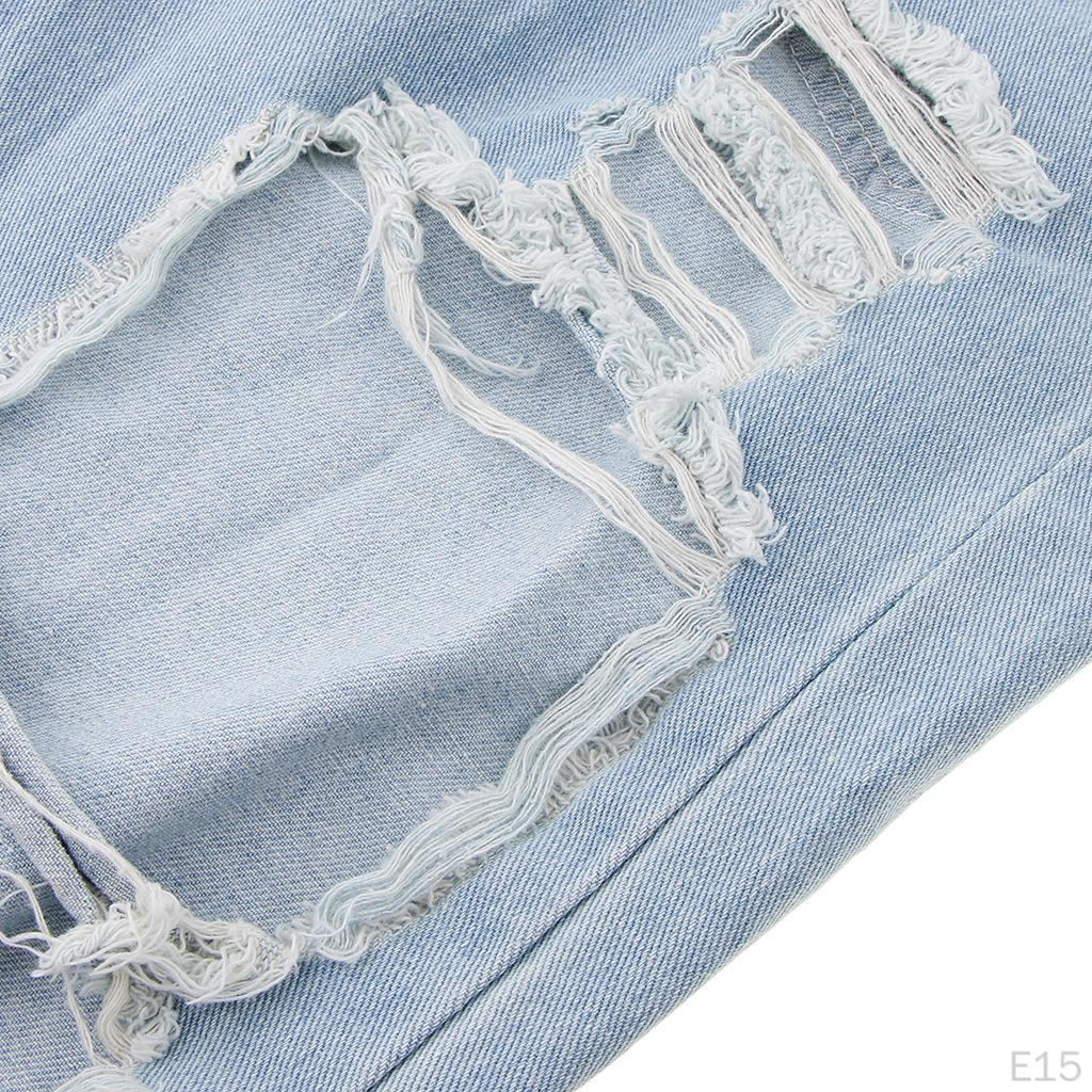 Jeans Stretchable Bottom Pencil Women Ladies Casual Straight Legs Soft