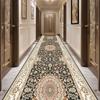 Hallway Runner Rug Persian Washable Long Corridor Carpet Vintage Lounge Rug Bedroom Decoration Non-Slip Carpets for Living Room