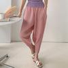 Shop   Women Pleated Pocket Baggy Pants Charcoal Ble Wpt 3106