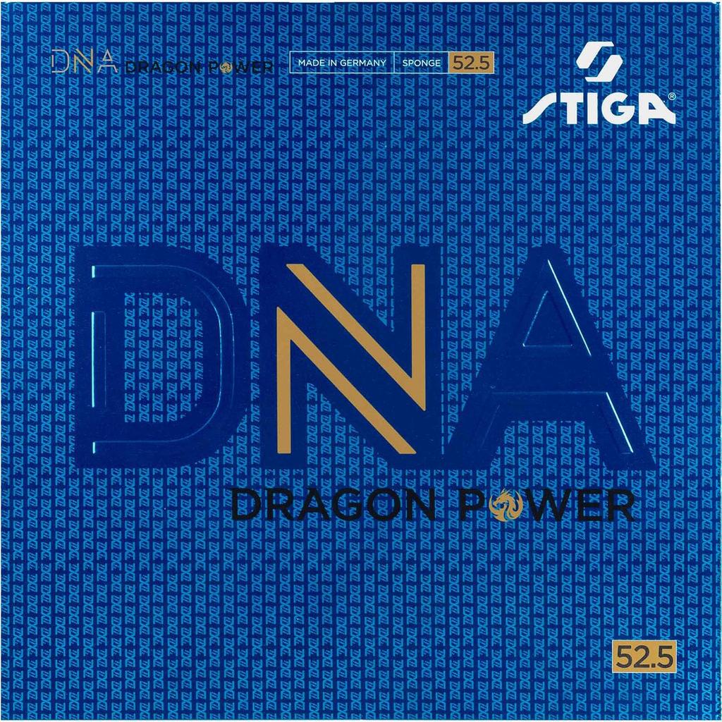 STIGA DNA Dragon Power Table Tennis Extra 52.5mm Rubber, Red, Thick, 1712-2305-21