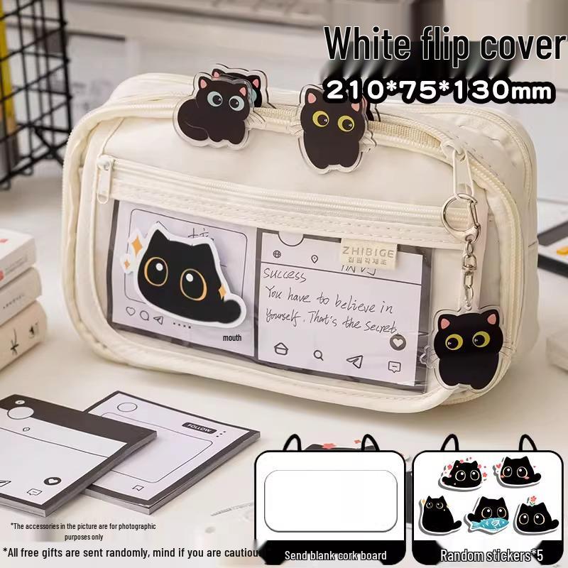 Girls' Nine-Layer Large Capacity Pencil Case - New Trendy Stationery Box for School Students