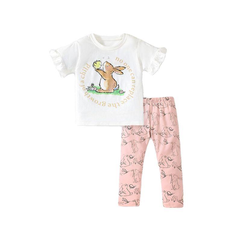 Summer Girl Suit 2024 New Arrival Short Sleeve T-shirt