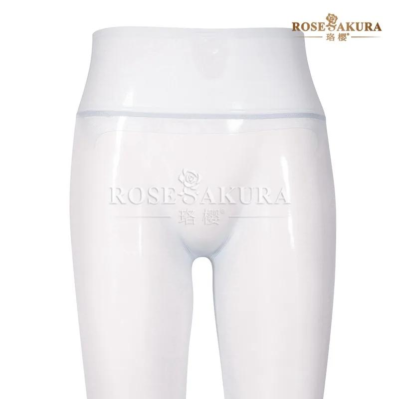 

Sexy Women Ultra-Thin Mesh Waist Seamless Stocking Silky Transparent Pantyhose Fixed Foot Summer Fashion Ol Ootd Elegant Legging M 45-65kg