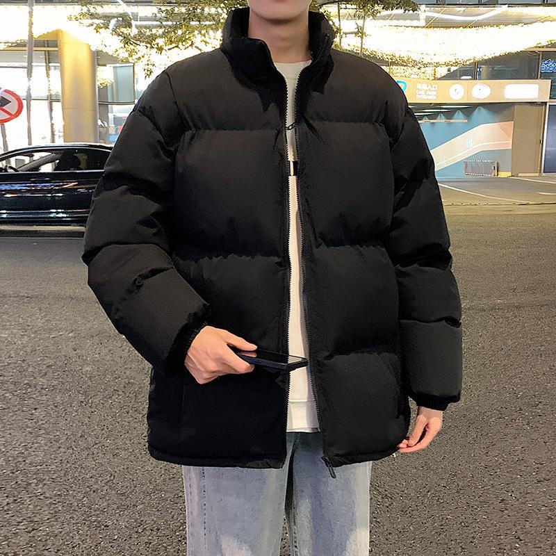 Gradual change of cotton-padded clothes Men's winter new trendy brand Jinjiang cotton-padded clothes Thickened and velvet cotton-padded