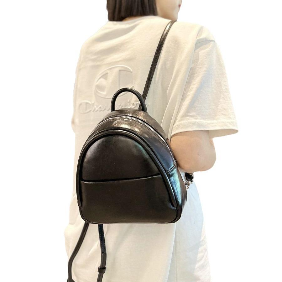 Premium going out fashionable foreign style casual versatile backpack schoolbag commuter backpack niche shoulder bag