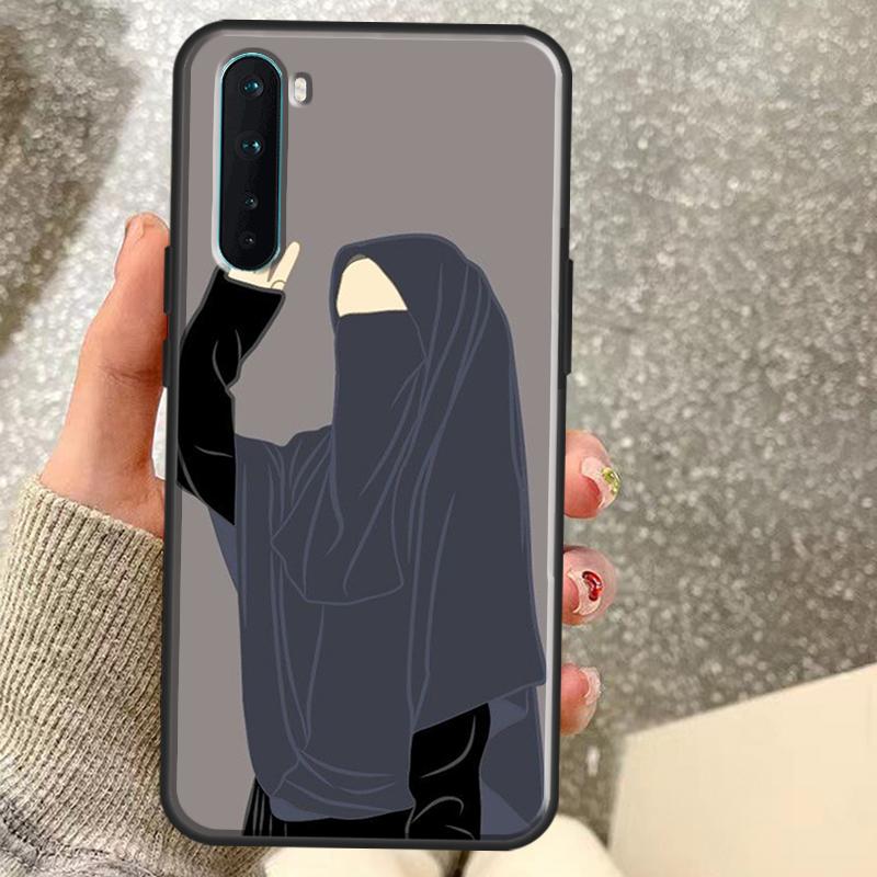 Hijab Face Muslim Islamic Case For OnePlus 15 12 13 11 10 9 Pro 13R 13T 12R 10T 10R Nord CE 5 2 3 4 Lite N20 N30 Coque