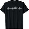 Radfahren Herzschlag T-Shirt - Fahrrad Liebe Radfahren Geschenk Unisex T-Shirt