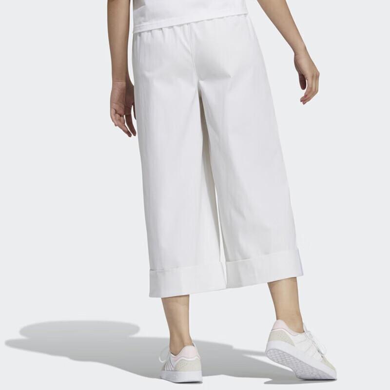 Adidas Lace-Up Sports Training Breathable Three-Quarter Casual Shorts Women Shorts H18583