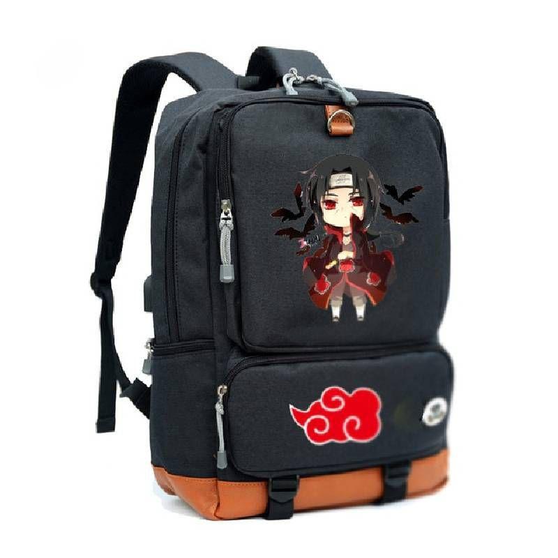 Sac à dos surdimensionné Naruto grande capacité pour le voyage et l'école
