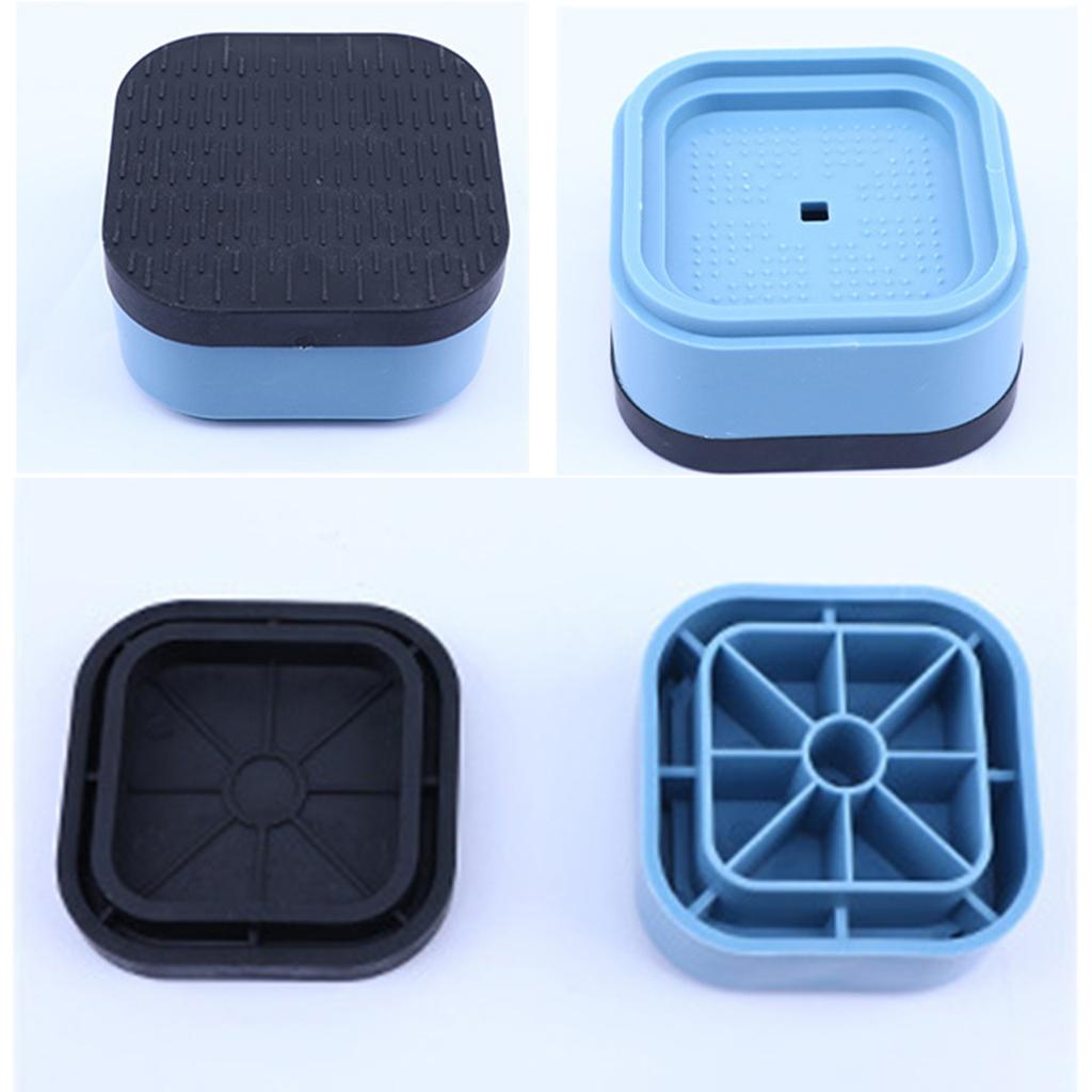 Pack of 4 Washing Machine Risers Adjustable Stackable Height Furniture Lifter for Desk Couch Chair Dorm Room Use