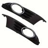 2pcs Front Bumper Left & Right Fog Lamp Light Cover for Golf for MK6 10-14, Automotive Accessories,