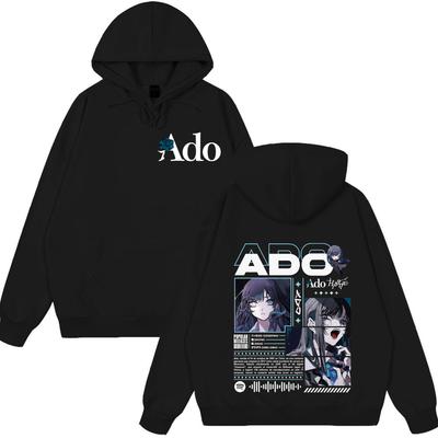 Ado World Tour Hibana Hoodies Men's Women Clothing Fashion Harajuku Casual Pullover Women Clothes Hot Sale Punk Streetwears