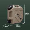 FIELDOOR Water Tank, Poly Tank, Water Tank with Adjustable Faucet, Hard Type, Wide Mouth, Water Jug, Camping, Outdoor Gear, Disaster Preparedness Supp