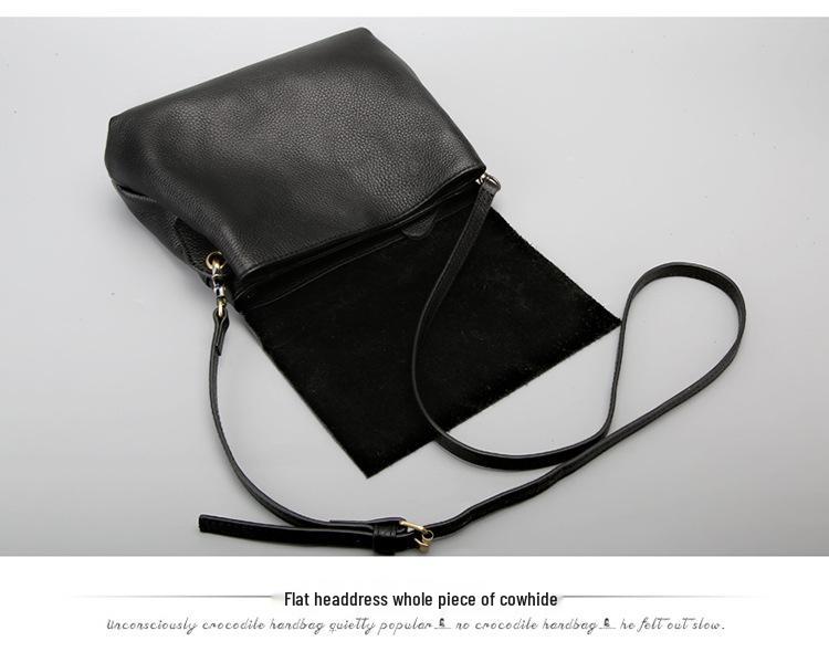 Nuova Borsa a Spalla da Donna Multi-Strato in Vera Pelle 2025 - Alla Moda, Versatile, Borsa Quadrata a Tracolla in Pelle di Mucca Casual