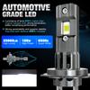2Pcs H7 LED Powerful Headlight Bulbs Mini Wireless 100W 25000LM 6500K CSP for Car Headlamp Auto Diode Lamps H7 Turbo Led Automobile Play&Plug 12V