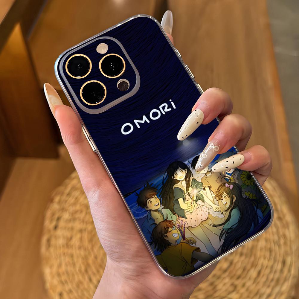 

O-Omori Game Phone Case For IPhone 17 16 Pro Max 15 14 13 11 12 Mini Xs X Xr 7 8 Plus Se Transparent Cover iPhone 15
