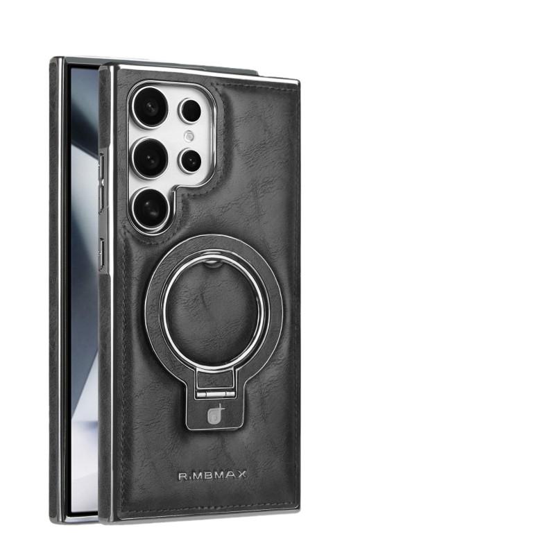 Magnetic Leather Phone Case With Kickstand Galaxy S26 Ultra S25 S24 S23 - Shockproof