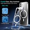 Magsafe Magnetic Wireless Charging Case For Samsung Galaxy S25 Edge S24 S23 S21 FE S22 Ultra Plus Hybrid Hard Cover Clear Soft