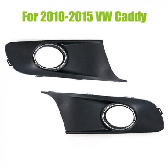 2Pcs Fog Light Vent Grilles Cover Ventilation Grill Cover For 2010-2015 VW Caddy