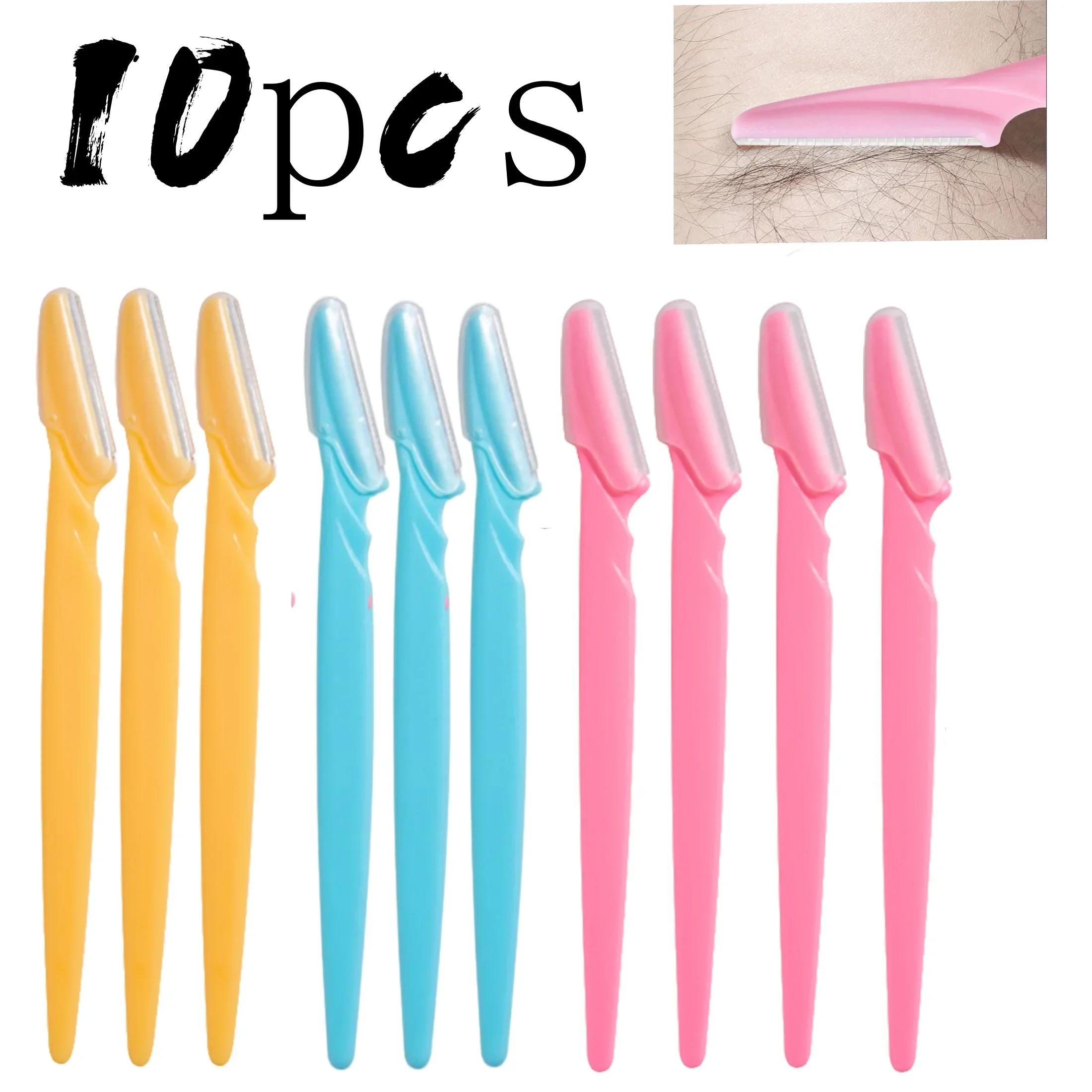 

30 шт. Бритвы для бровей Триммер Ножи Удалитель волос с лица и тела Эпиляция бровей Удаление волос Куттер Бритвенные лезвия Инструменты для макияжа