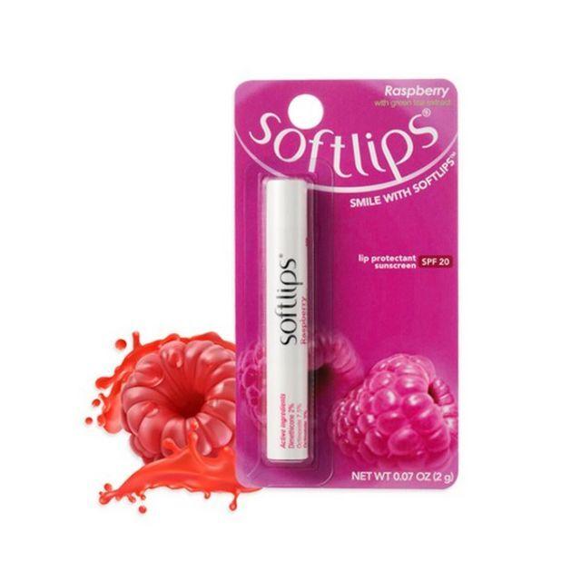 MENTHOLATUM KBFQOABG Soft Lips Lip Care Raspberry