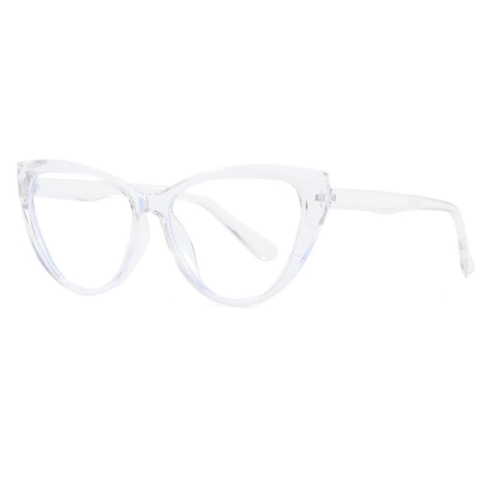 Brand Design Cat Eye Ladies Elegant Frame Anti-Blue Light Europe And The United States Trend Spectacle Farsightedness Glasses