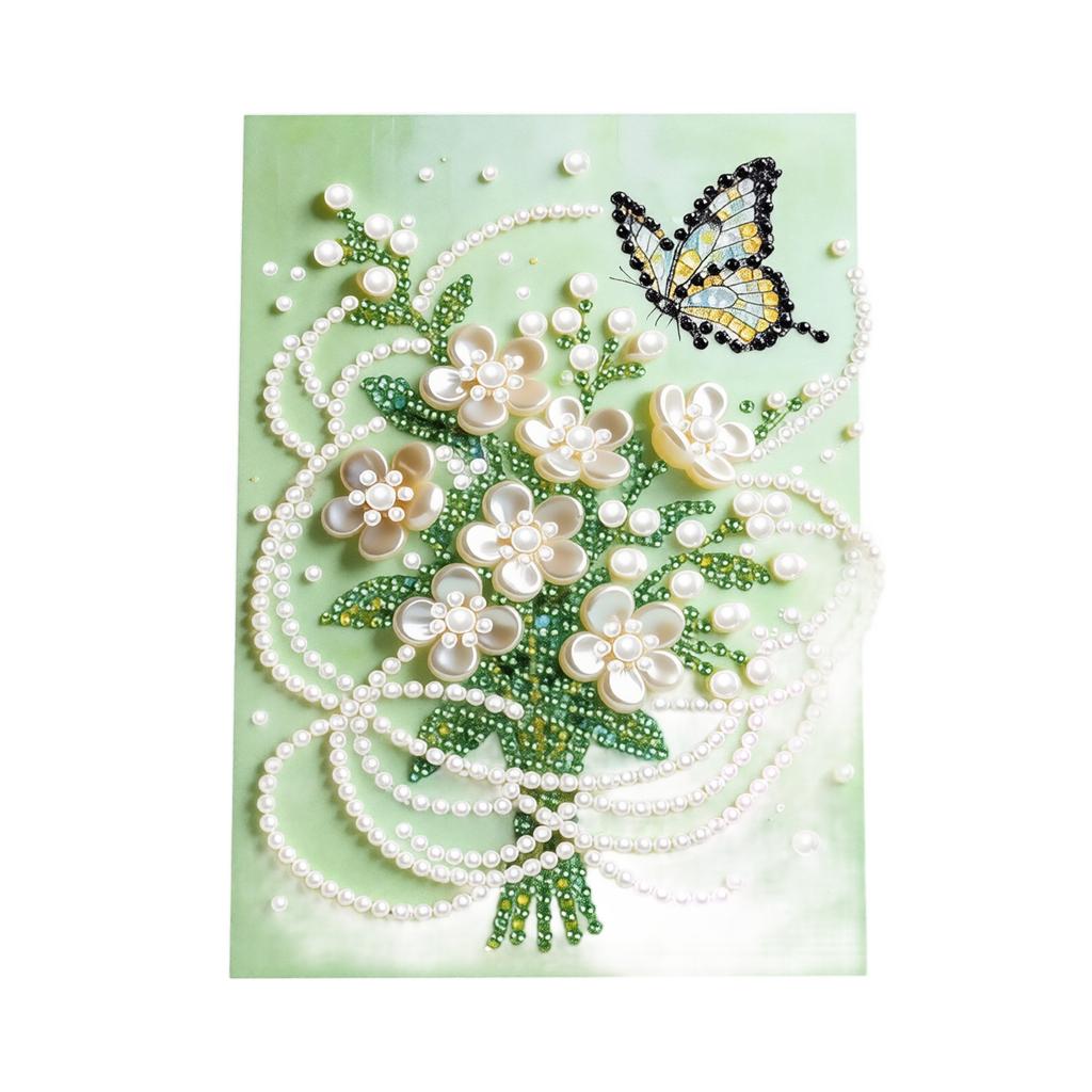 DIY Pearl Painting Kit Handmade Craft Material Set Sunflower Pattern Wall Art for Festival Gift and Home Decoration