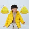Children's Hooded Solid-color Light and Warm Down Jacket, Multi-color Coat for Boys and Girls Winter