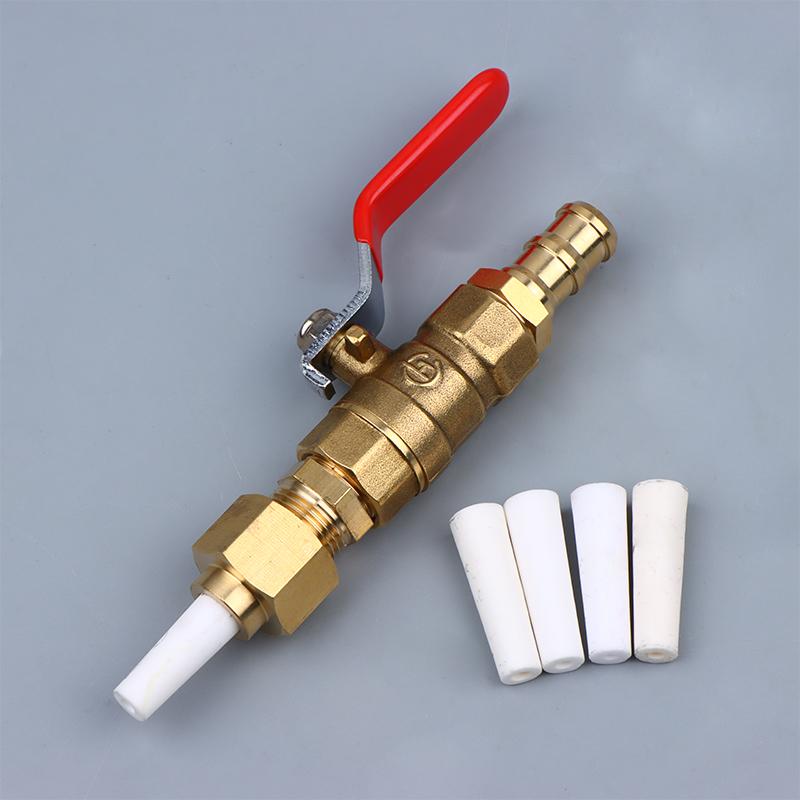 1 Set Valve Sandblasting Gun Sand Spraying Air Tip Sand Blaster Nozzle For 5 Gallon Sandblast Tanks
