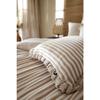 Reversible Washable Cushion "Romie Ficelle" All Sizes Dyed Woven Cotton Gauze the Butterfly Effect - 45x45