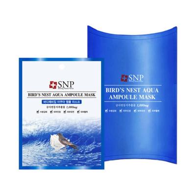 SNP Bird's Nest Aqua Ampoule Mask Pack 25ml*10 pezzi