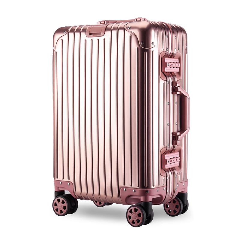 Slightly Flawed Aluminum-Magnesium Carry-on Trolley with Universal Wheels