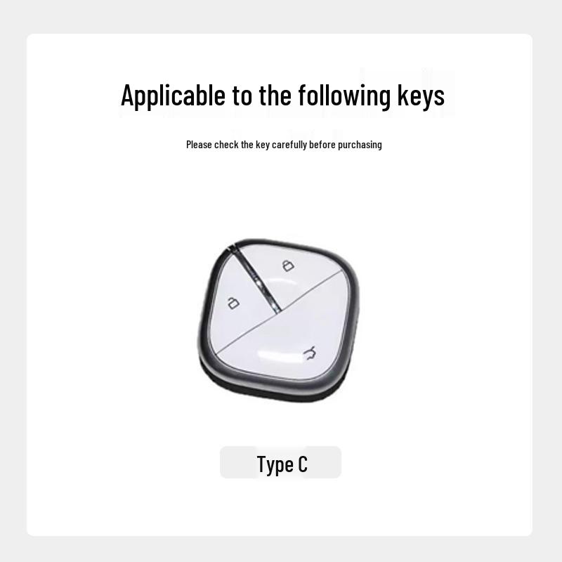 Wuling Bingo Plus Metal Key Cover Case and Buckle Accessory.