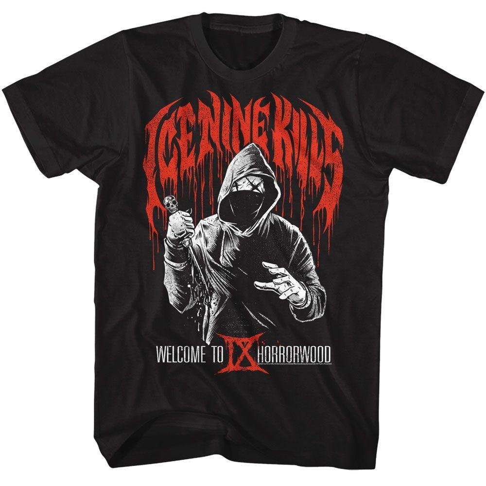 Ice Nine Kills Welcome Horrorwood Black Music T-shirt Tops Tees Men's Women's Unisex