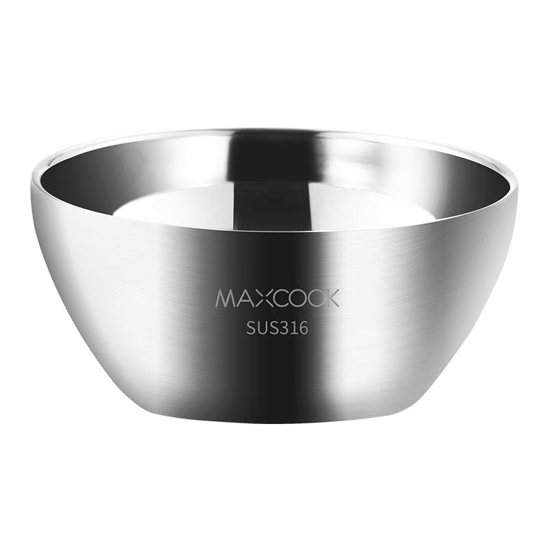 Maxcook Insulated Stainless Steel & Pure Titanium Bowls
