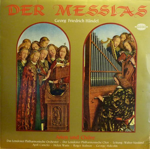 

LP Record GEORG FRIEDRICH HNDEL LONDON PHIL Der Messias Arien Und Chre 596 Somerset Germany Classical Used